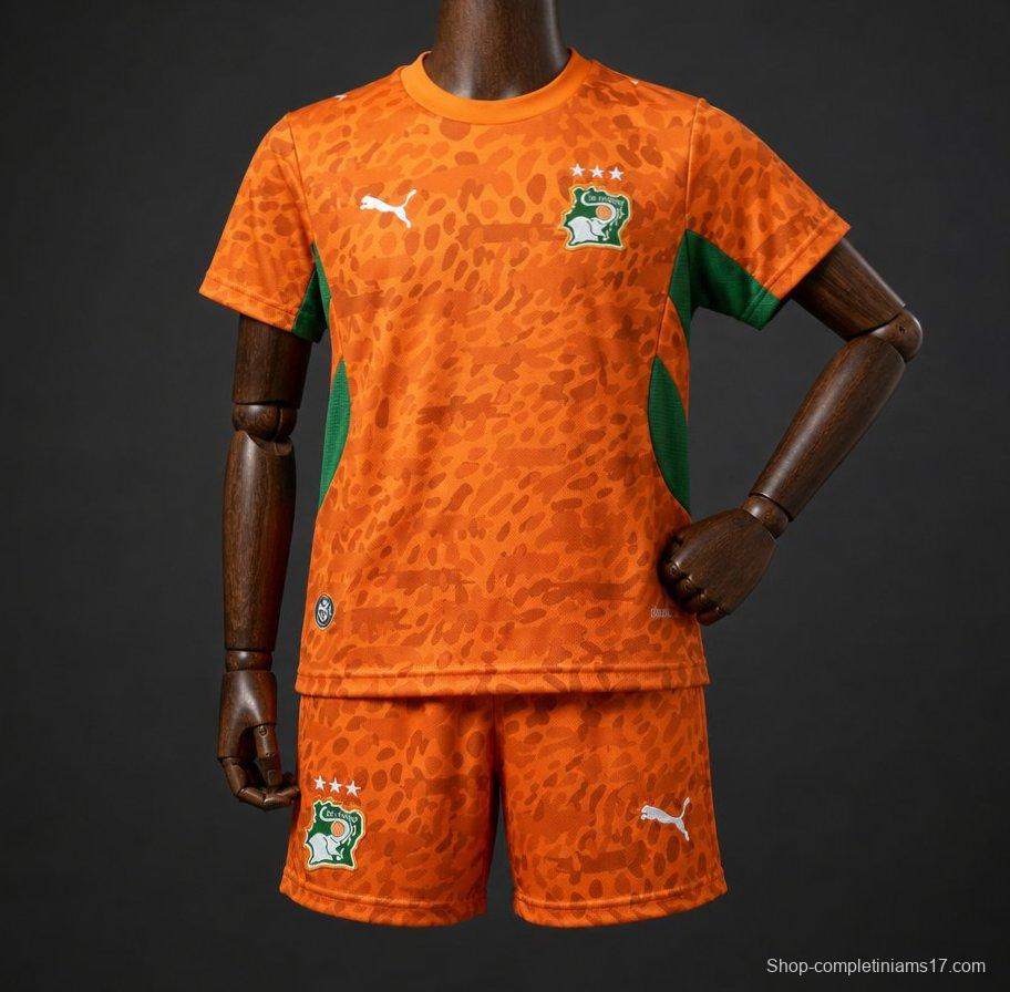 2026 Kids Ivory Coast World Cup Home Kit