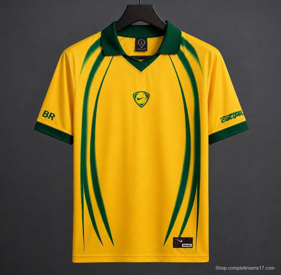 2026 Brazil x Scott Cactus Jack Total 90 Retro Yellow Jersey