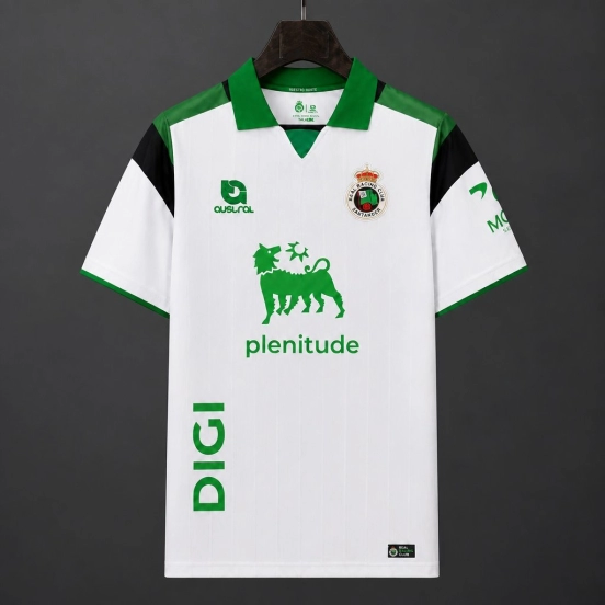 26/27 Racing de Santander Home White Jersey