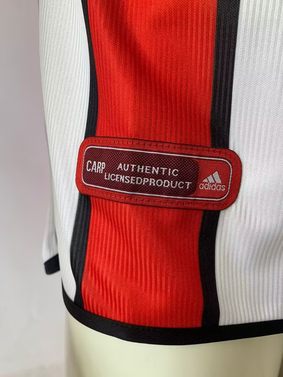 Retro 00/01 River Plate Away Red/White Stripes Jersey