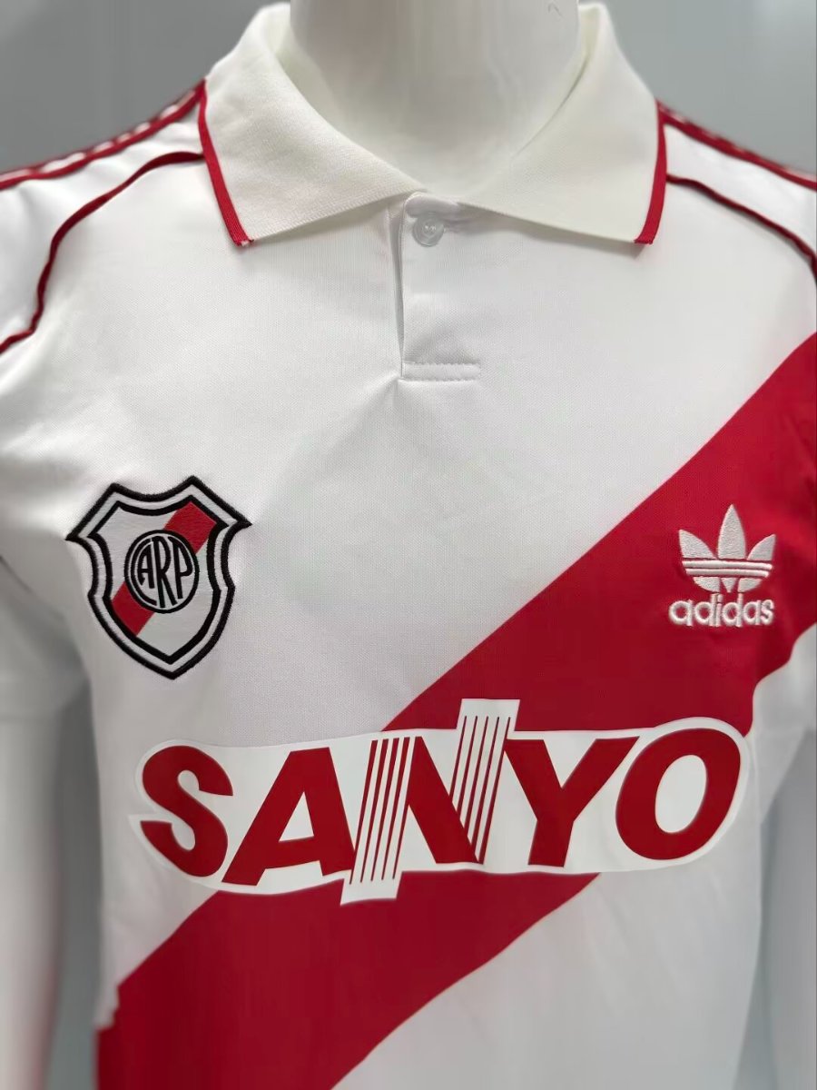 Retro 93/94 River Plate Home White Jersey