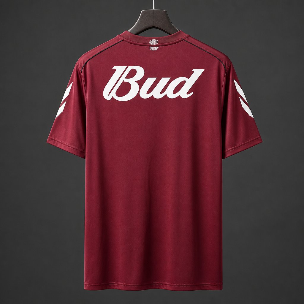 Retro 05/06 River Plate Away Maroon Stripes Jersey