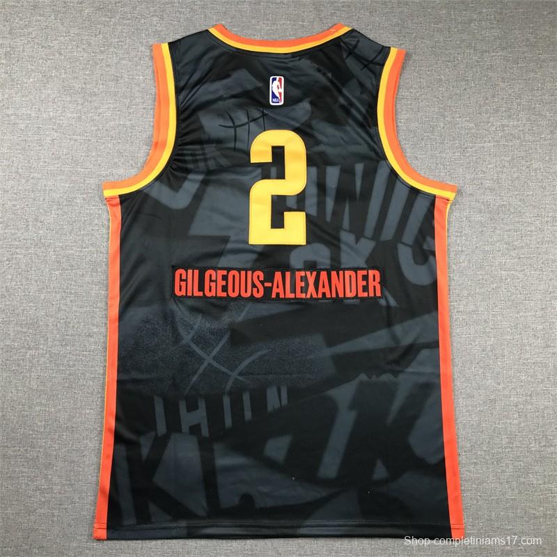 Oklahoma City Thunder Sewing #2 GILGEOUS-ALEXANDER